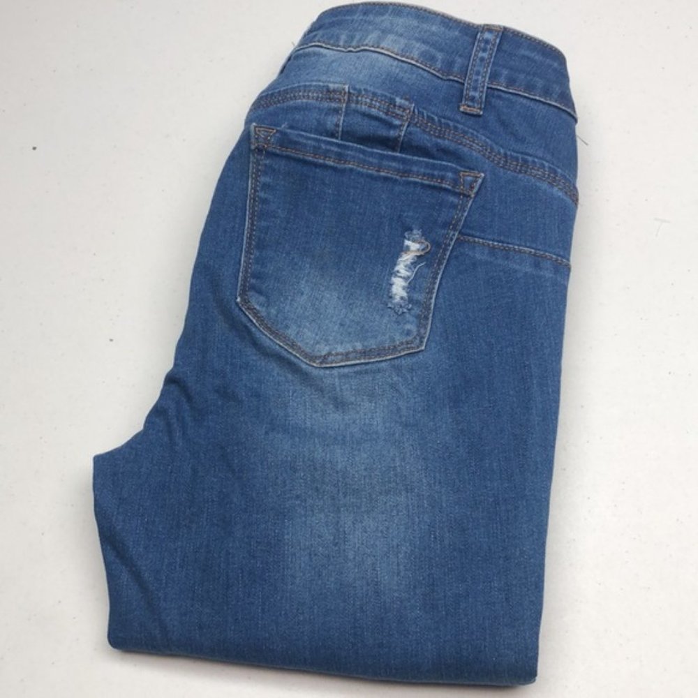 STRETCH WAX JEAN BUTT I LOVE YOU SKINNY 9/30x28 😎